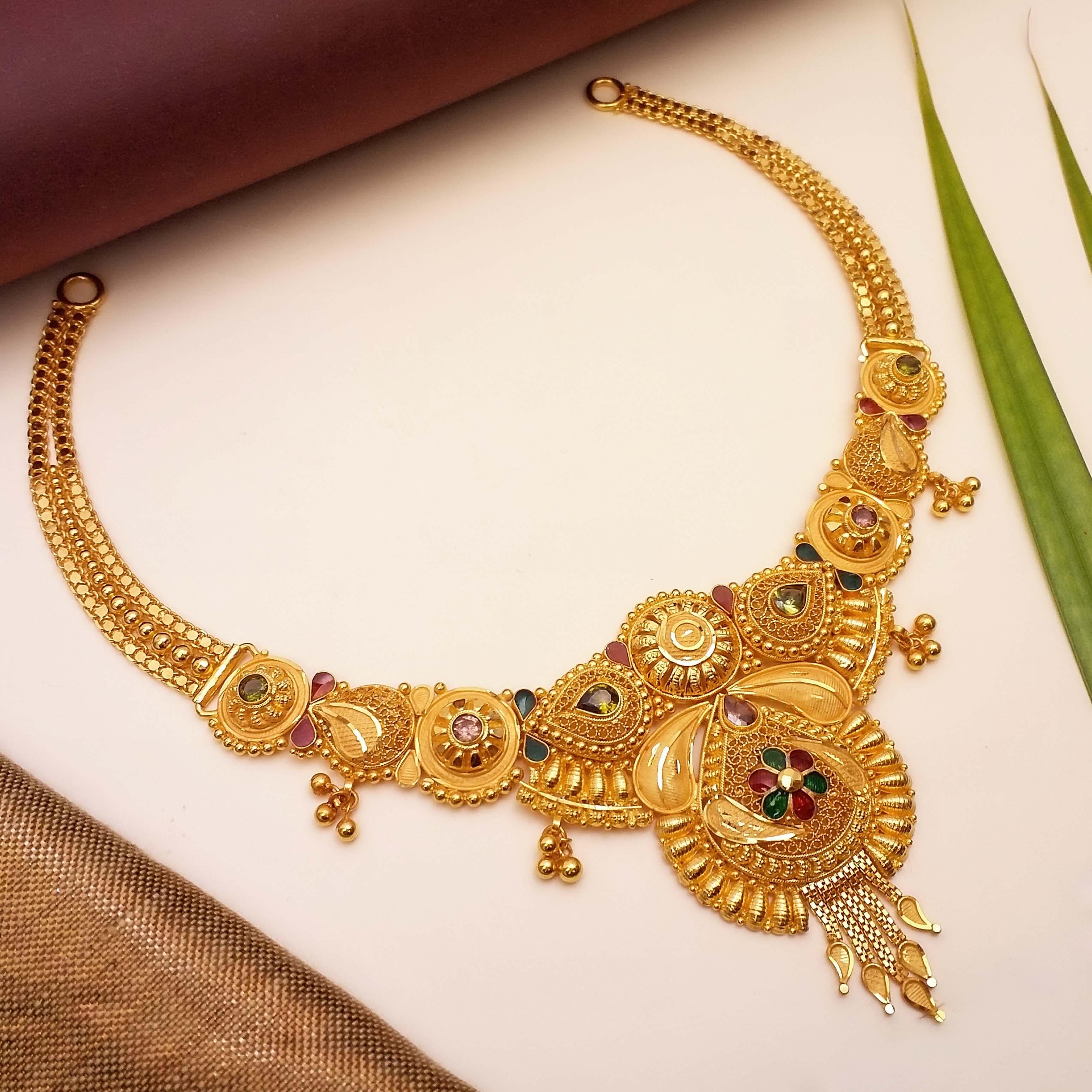 Maharaja Heritage Kundan &amp;amp;amp; Gemstone Bridal Choker Set