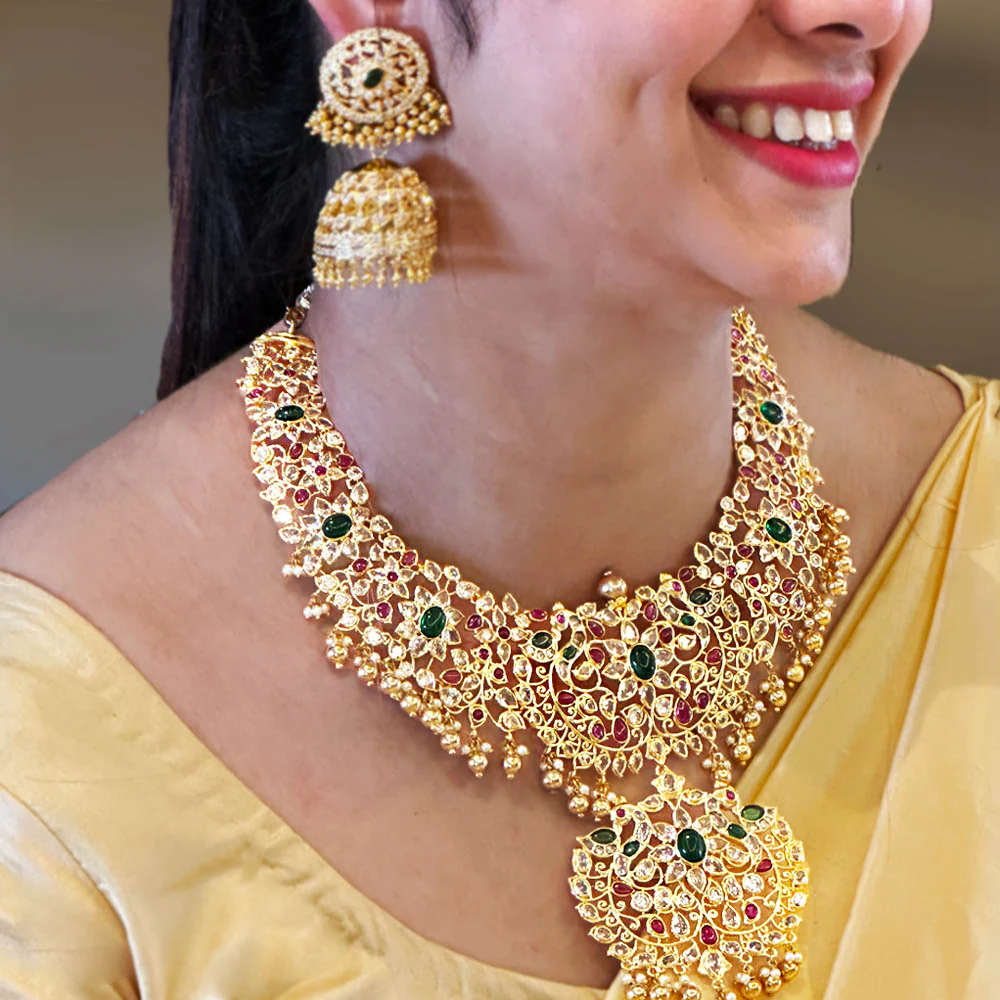 Maharaja Heritage Kundan &amp;amp;amp; Gemstone Bridal Choker Set