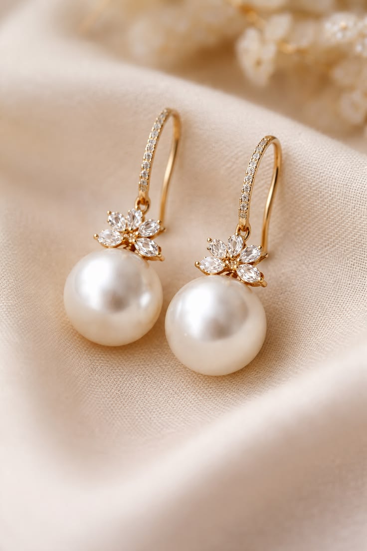 Pearl Drop Earrings