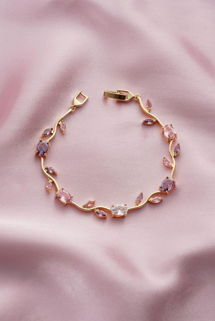 Rose Gold Charm Bracelet